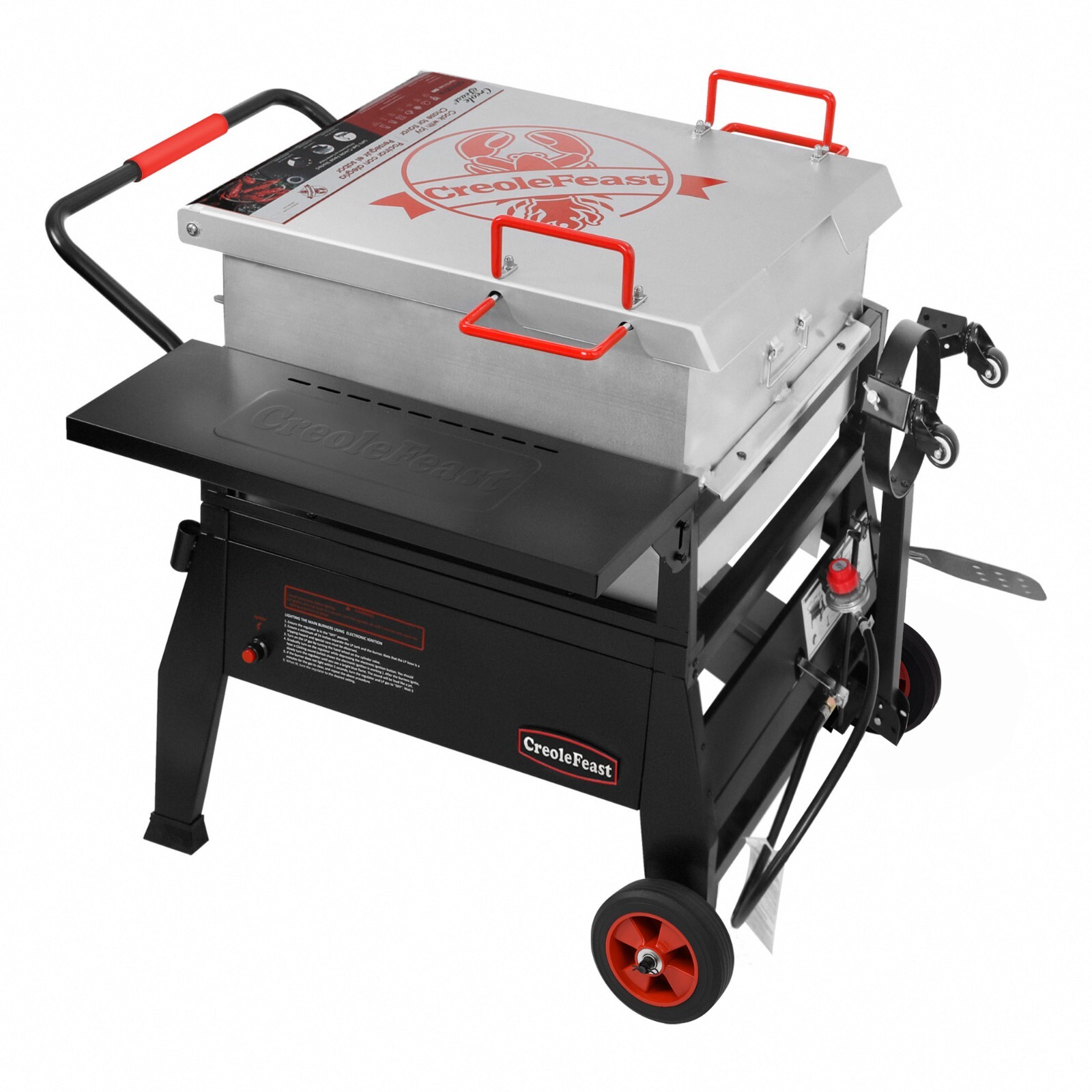 Creole Feast 90 QT Crawfish Boiler Outdoor Stove Propane Gas Seafood Cooker