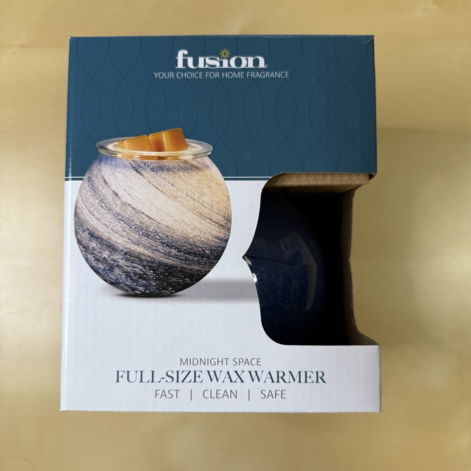 Moon/Planet Light nightlight Wax Warmer Midnight Space – Cubes or Fragrance Oil.
