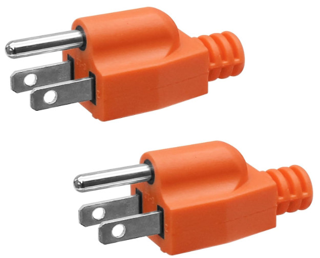 2 Pack Neutral Ground Bonding Plug for Portable Inverter Generator, Surge Protec