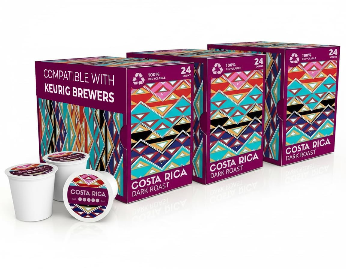 Keurig-Compatible Pods, Light-Medium, Tanzania, 24 Ct | Keurig Compatible, Singl