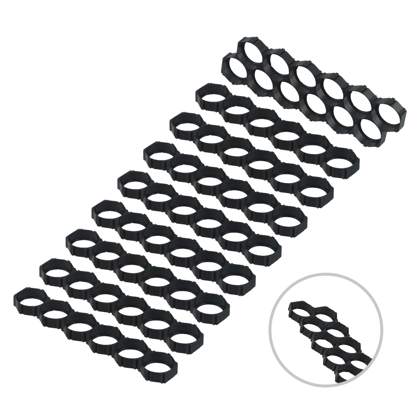 Easy Installation Battery Pack Holder For 21700 Lithium Batteries (10pcs)