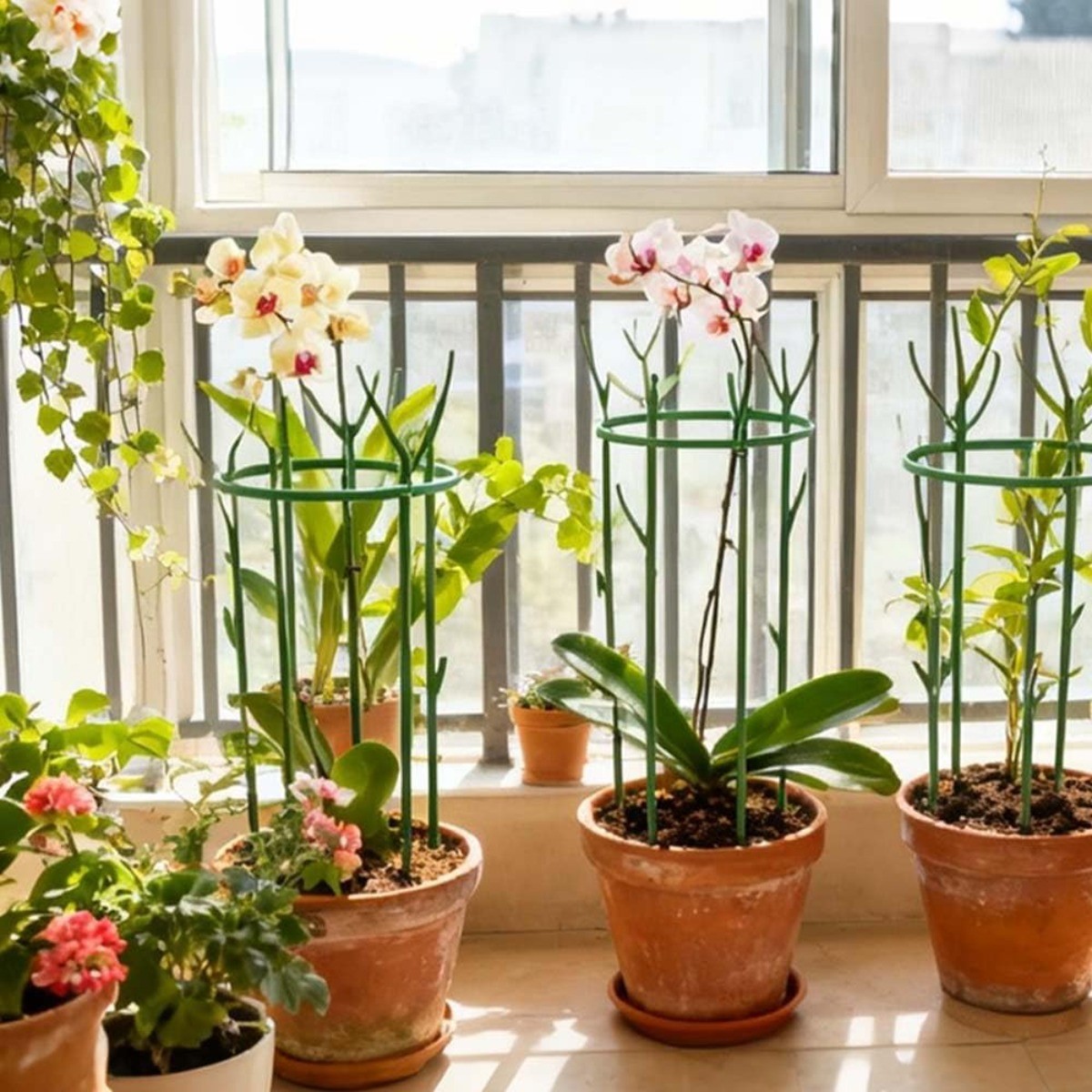 20-Pack Stackable Monstera Plant Support Stakes for Climbing Plants Stem Support