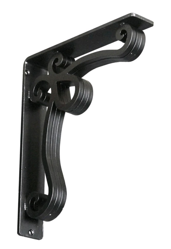 Ekena Millwork 2″ W x 10″ D x 12″ H Orleans Wrought Iron Bracket