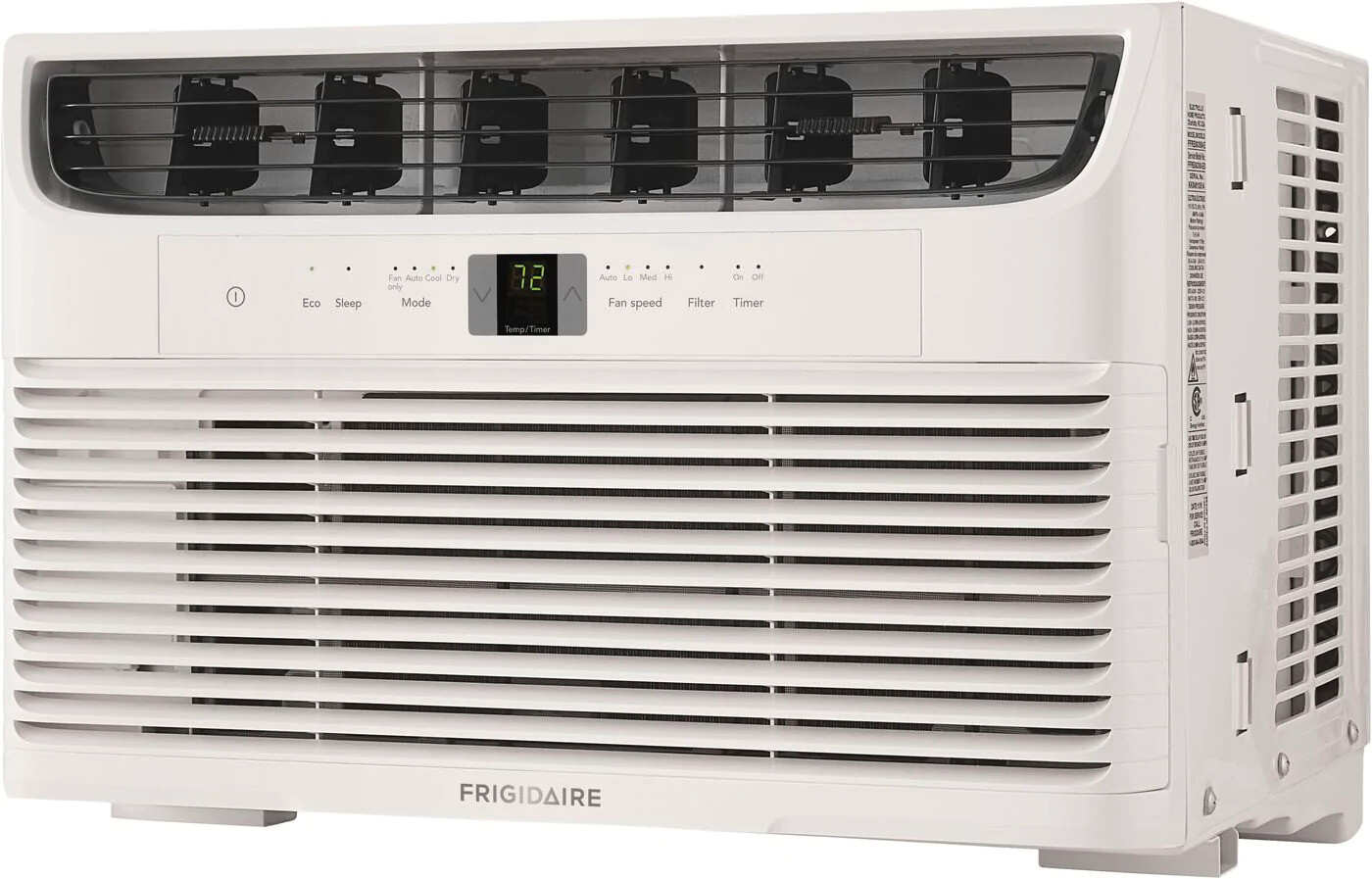 Frigidaire 6000 BTU Compact Window Air Conditioner, 250 Sq Ft Room Home AC Unit