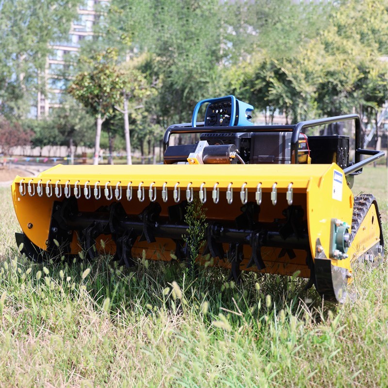 Tracked Remote Control Lawn Mower EPA 459cc Gasoline 40in 55° Free Shipping