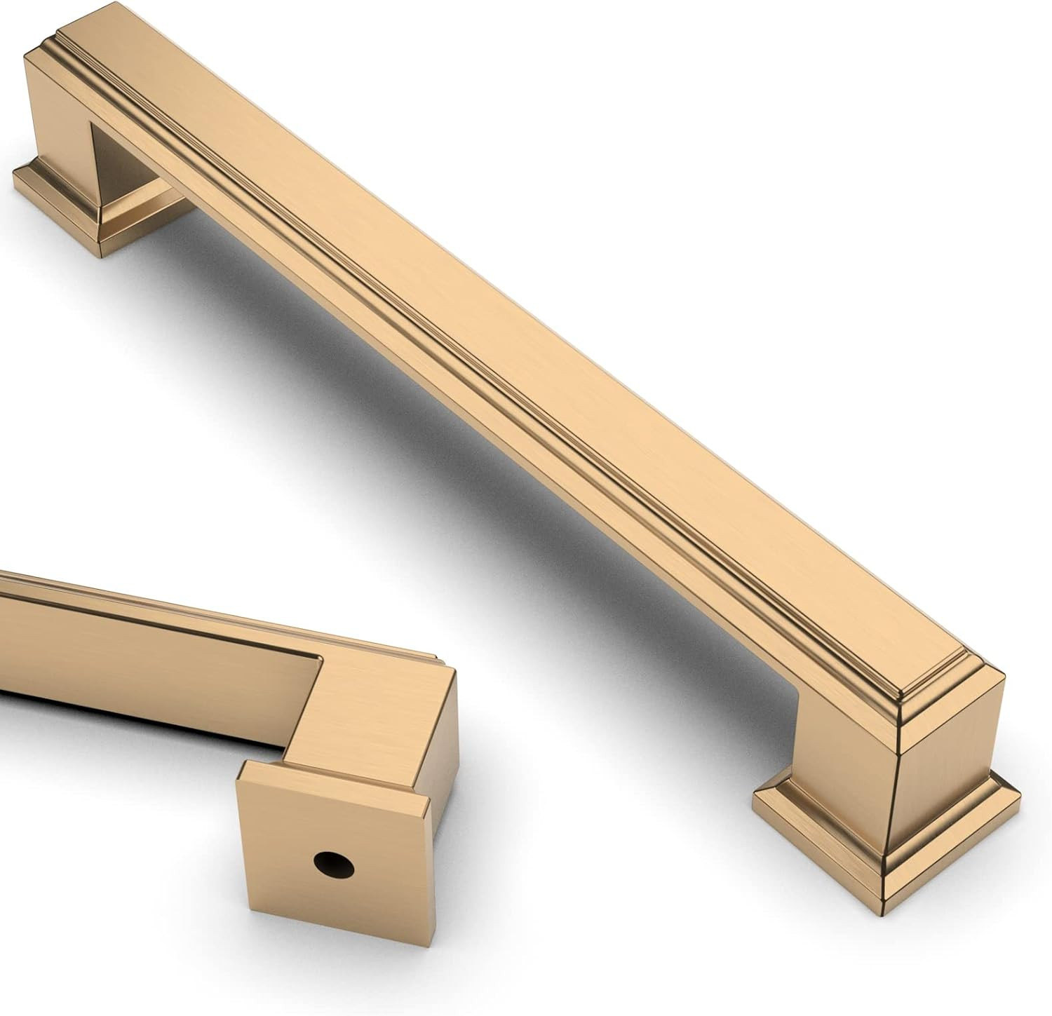 20 Pack 5 Inch Champagne Bronze Kitchen Cabinet Handles | Heavy-Duty Solid Zinc,