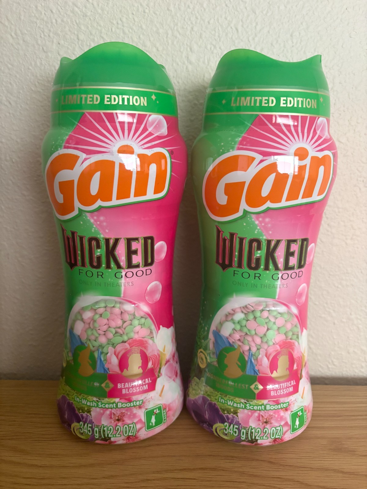 Lot of 2 Gain Wicked For Good Beautiful Blossom Scent Booster 12.2 oz NEW