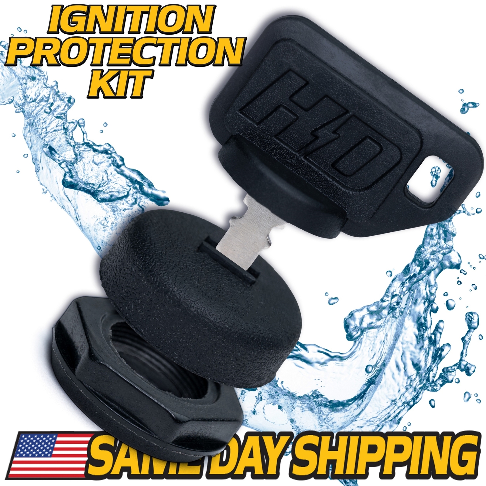 Ignition Protection Kit For Grasshopper 101101, 183806 – Cover, Nut & Grommet