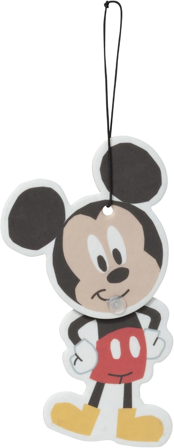 Plasticolor Disney Mickey Mouse Wiggler Air Freshener, Vanilla Scent for Cars