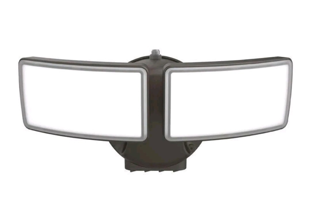 Feit 48-Watt 5000 Lumens Motion-Sensing Hardwired LED Bronze Security Flood L-C3