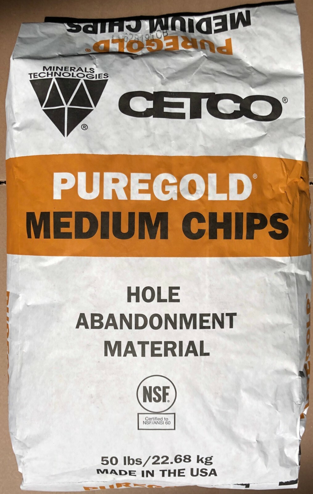 Cetco Medium Chips, Bentonite Clay 50lb bag