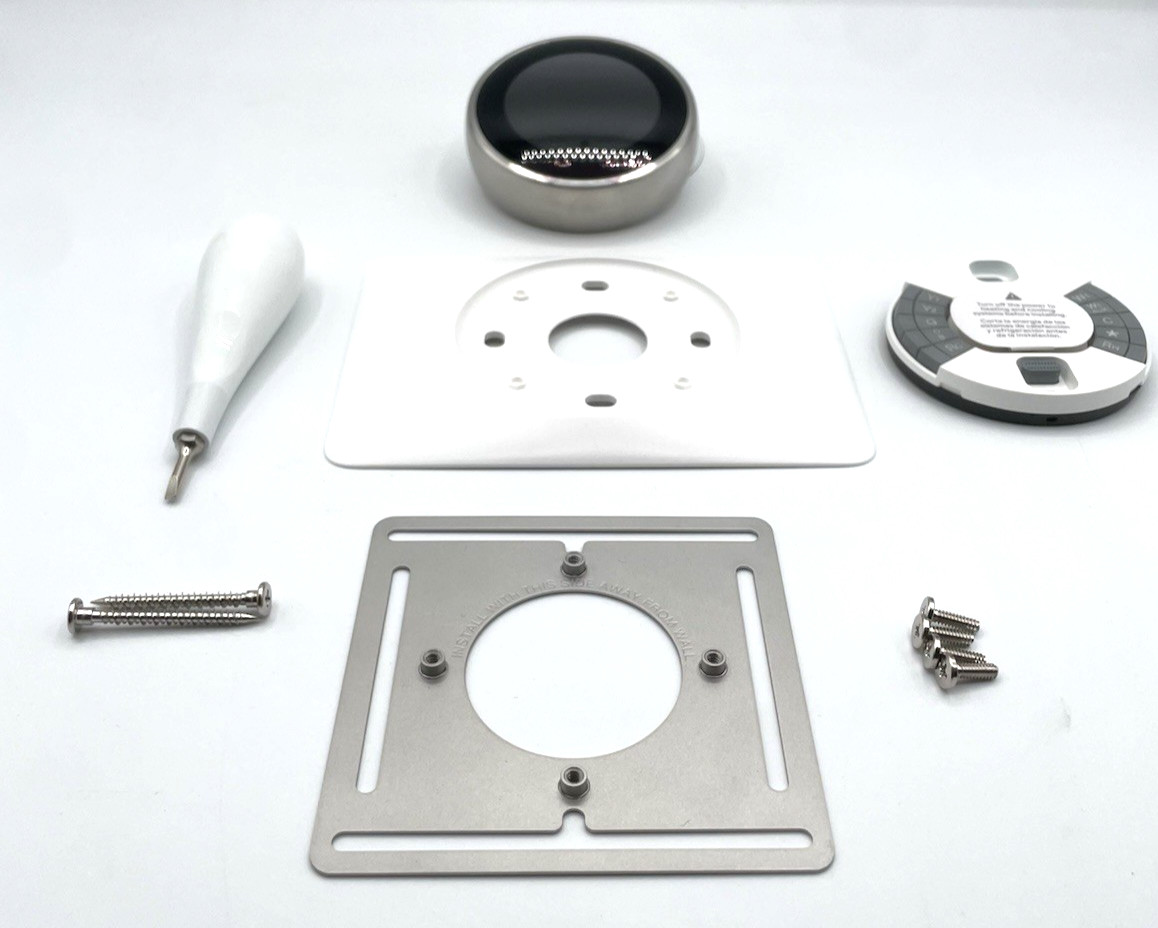 Google Nest Learning Thermostat 3rd Gen Stainless Steel T3007ES-USED