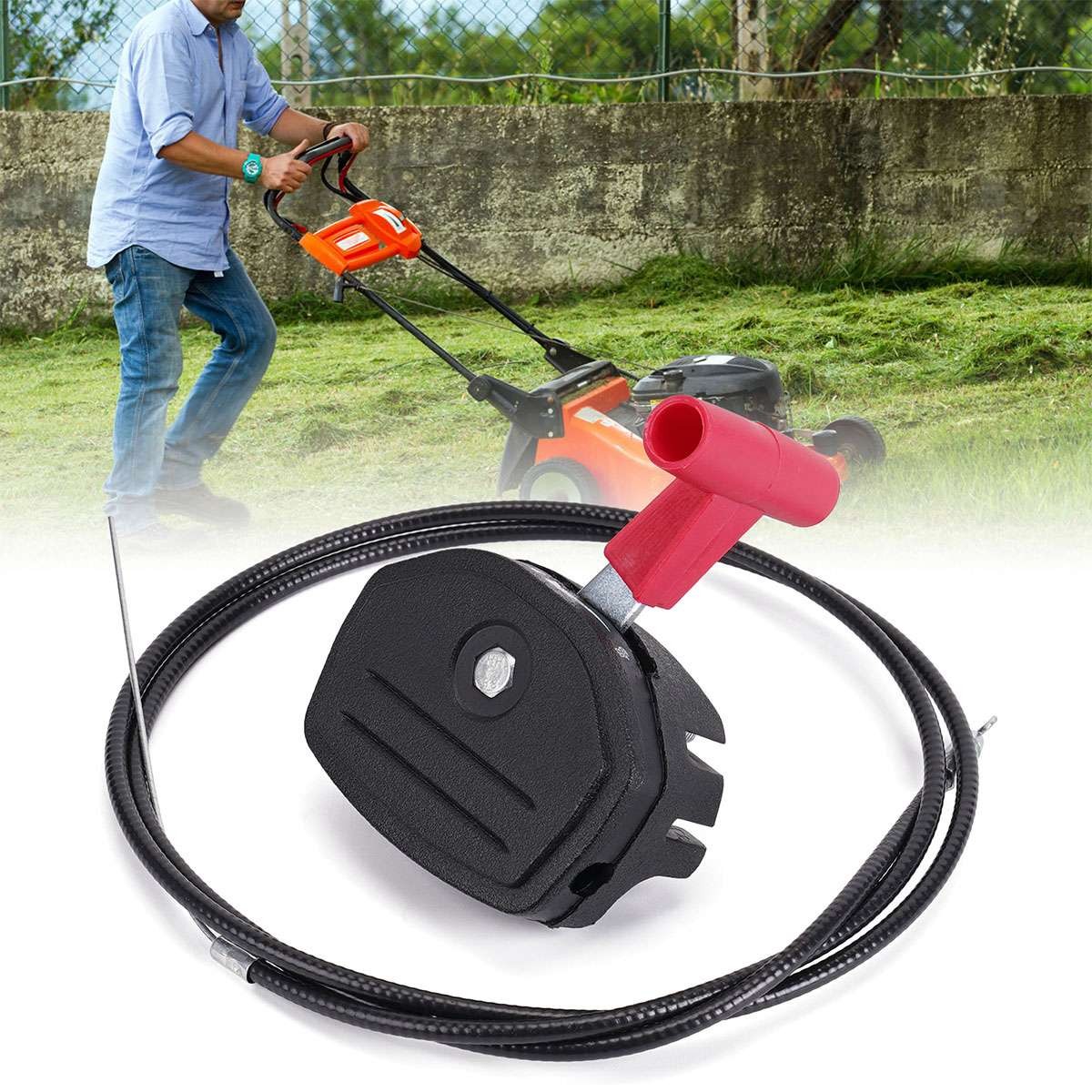 56in Throttle Cable with Handle for Push Lawn Mower Control Lever Replacement US