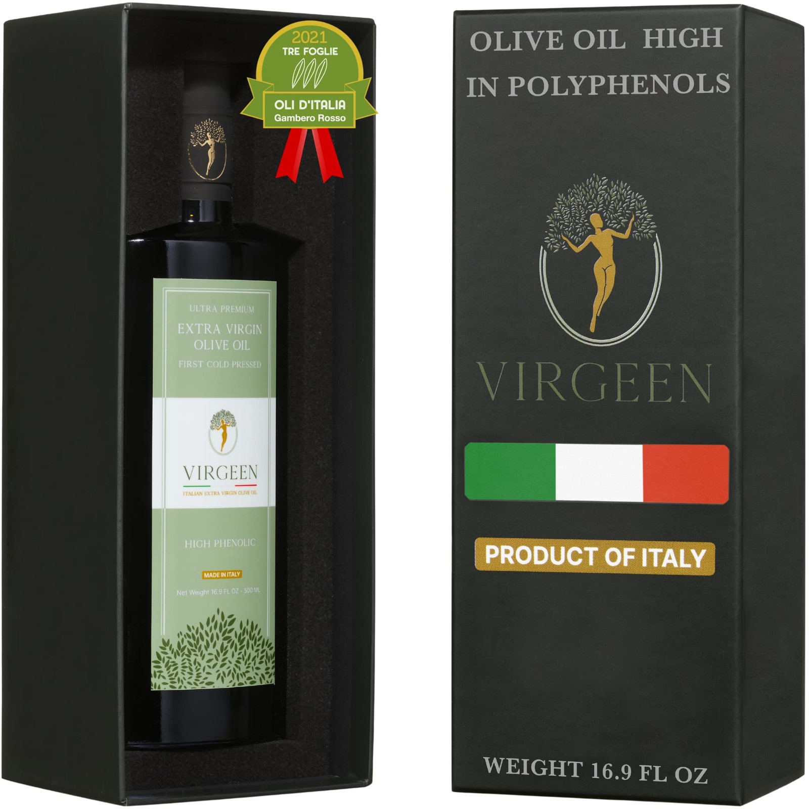 N°1 Drinking Extra Virgin Olive Oil – Italian 16.9 Fl Oz (Pack of 1)