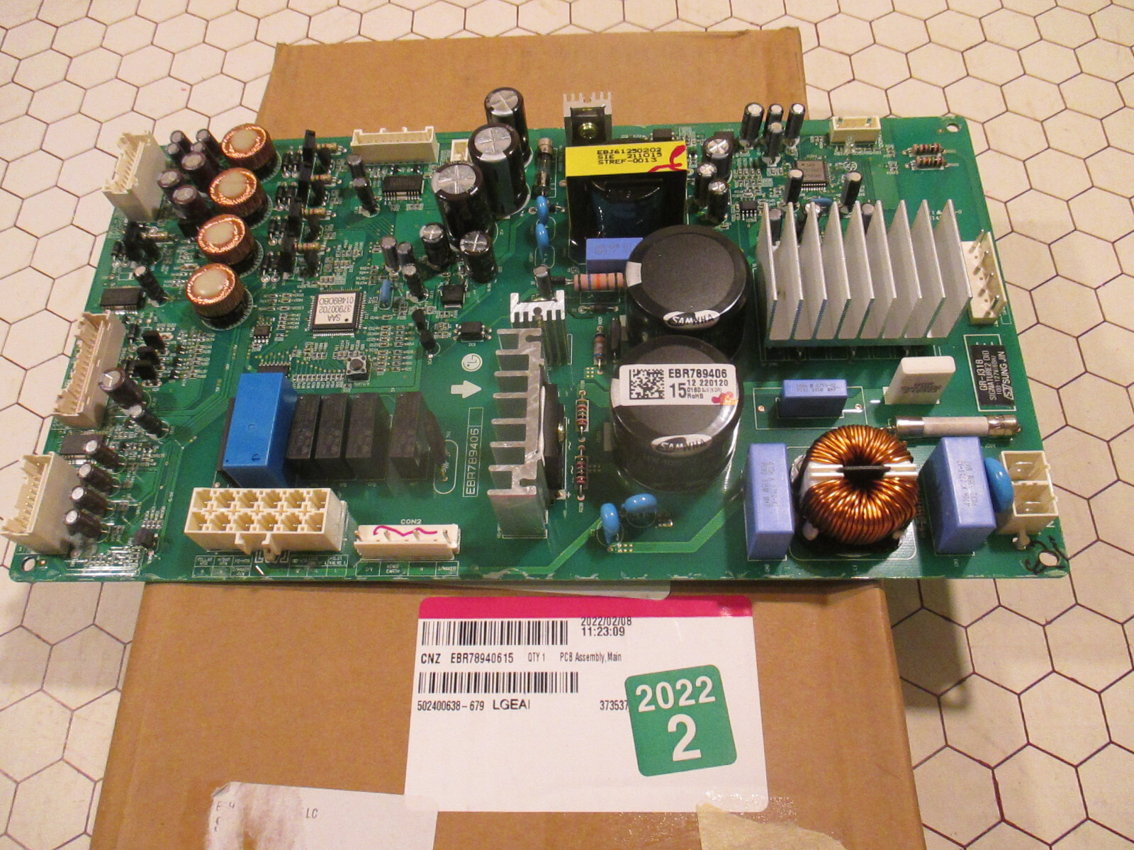 EBR78940615 Control Board fits LG Refrigerator NOB