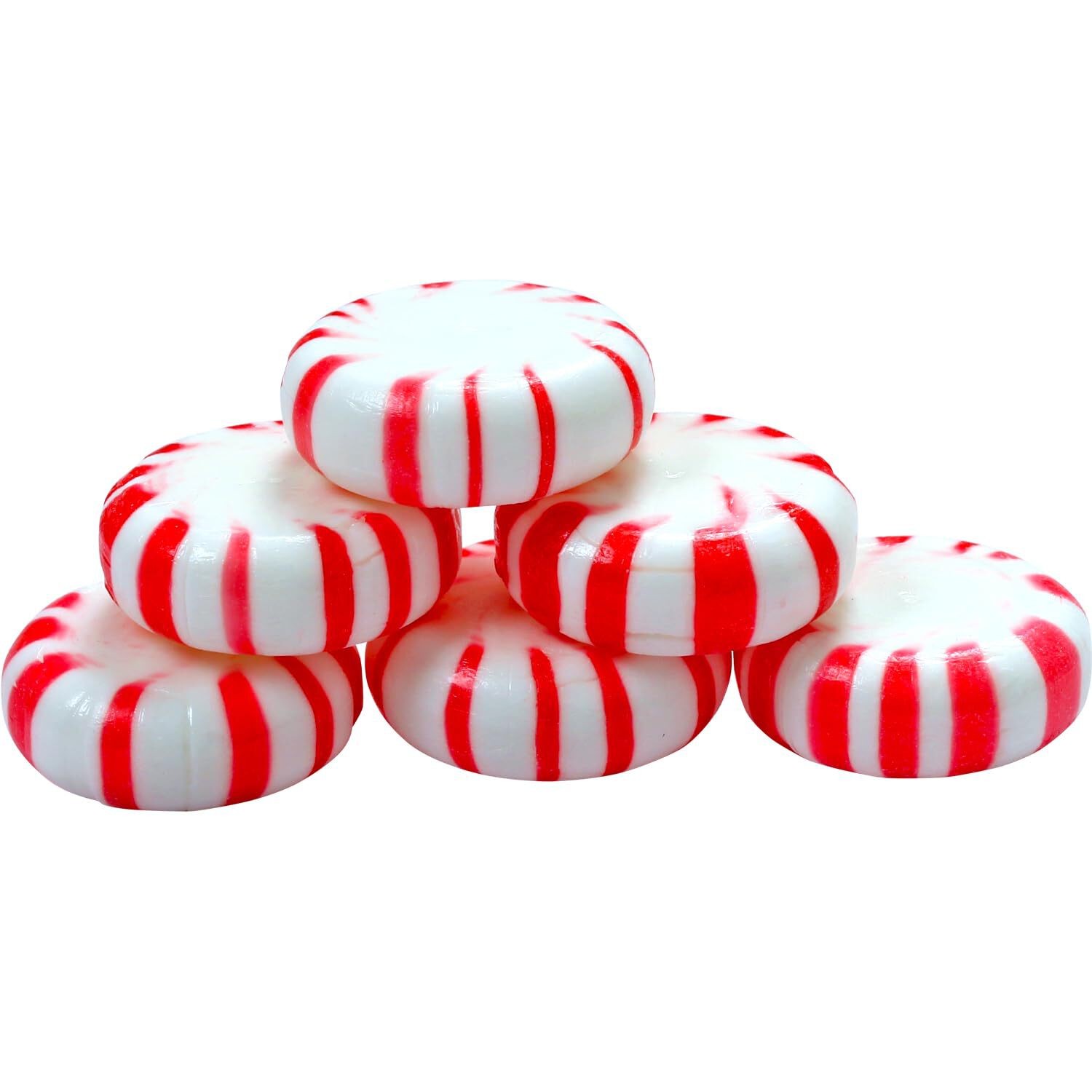 Starlight Peppermint Candy – 5 lb Bulk Bag – Red & White Peppermint Hard Candy