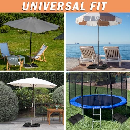 130LBS Extra Large Umbrella Base Weight Set of 2, Patio 130 LBS – Set of 2