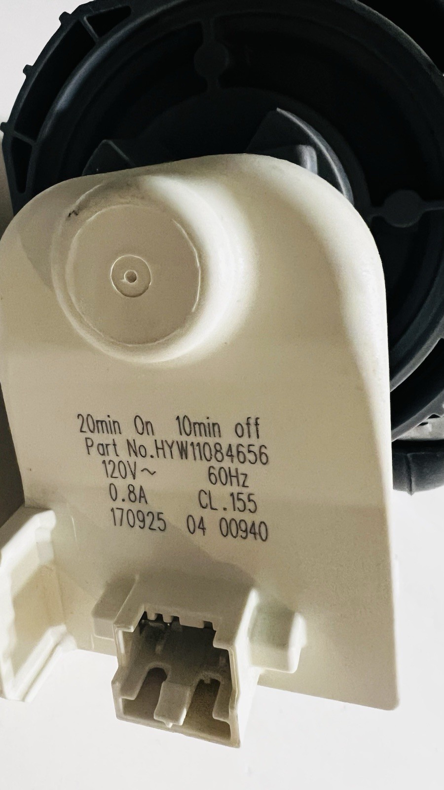 HYW11084656 120Volts 60Hz Dishwasher Circulation Pump And Motor Assembly