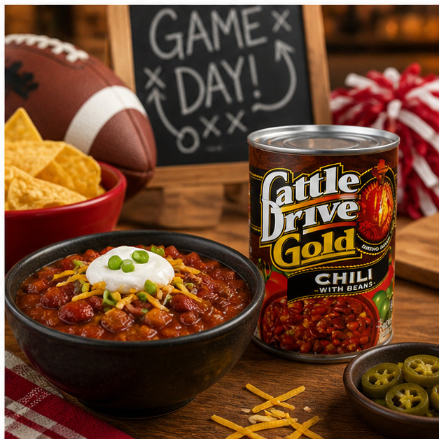 2-Pack Cattle Drive Beef Chili with Beans, 15 oz, 8 ct
