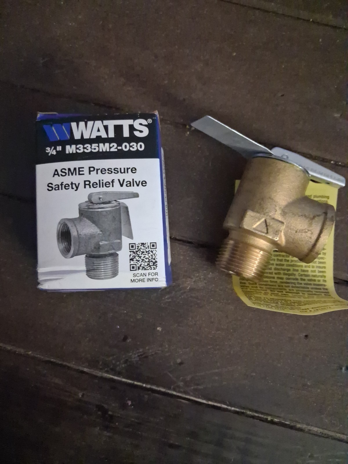 LOT OF 10 New Watts M335M2-030 3/4″ ASME Pressure Safety Relief Valve