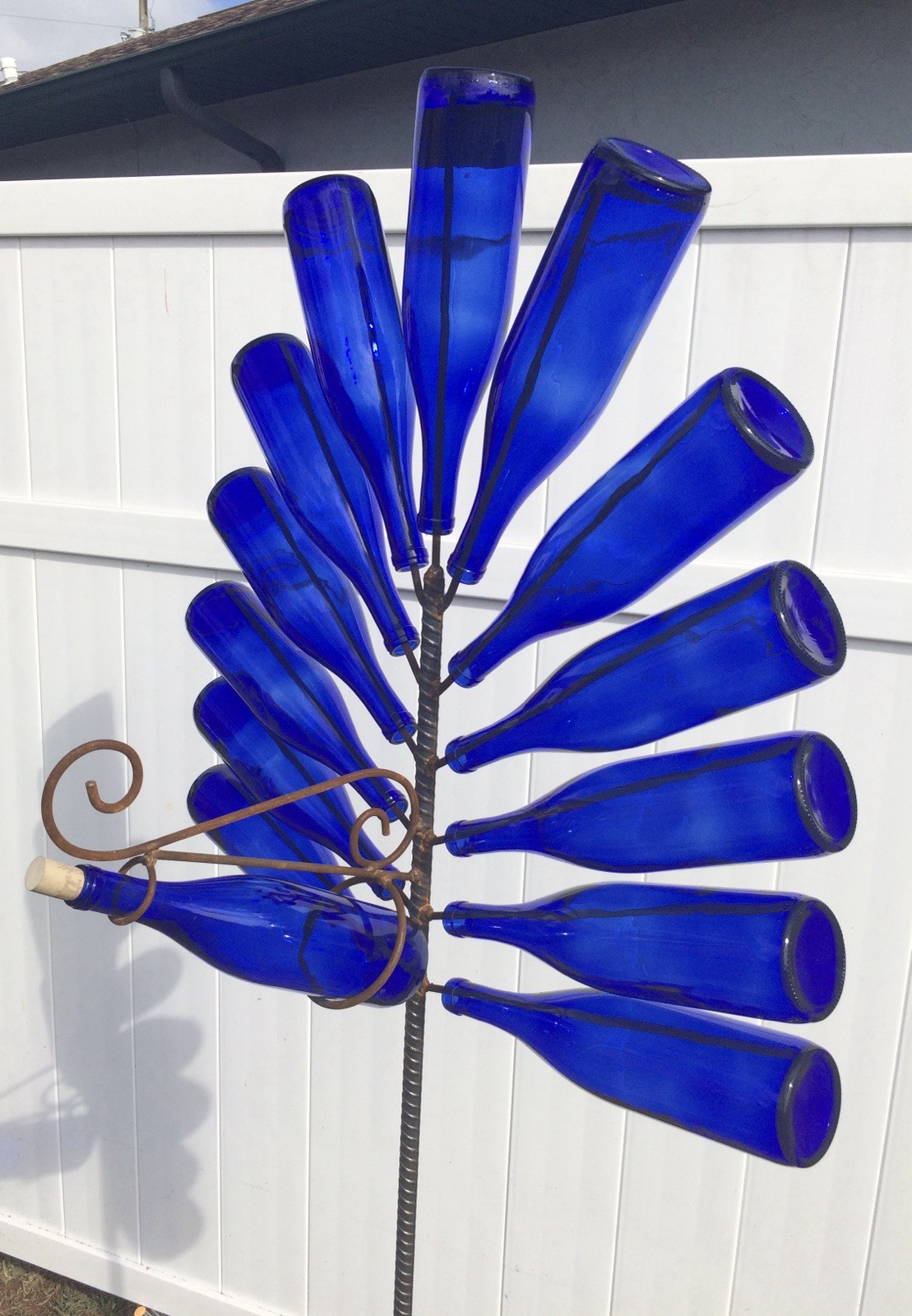The Peacock Bottle Tree by Cubby’s!
