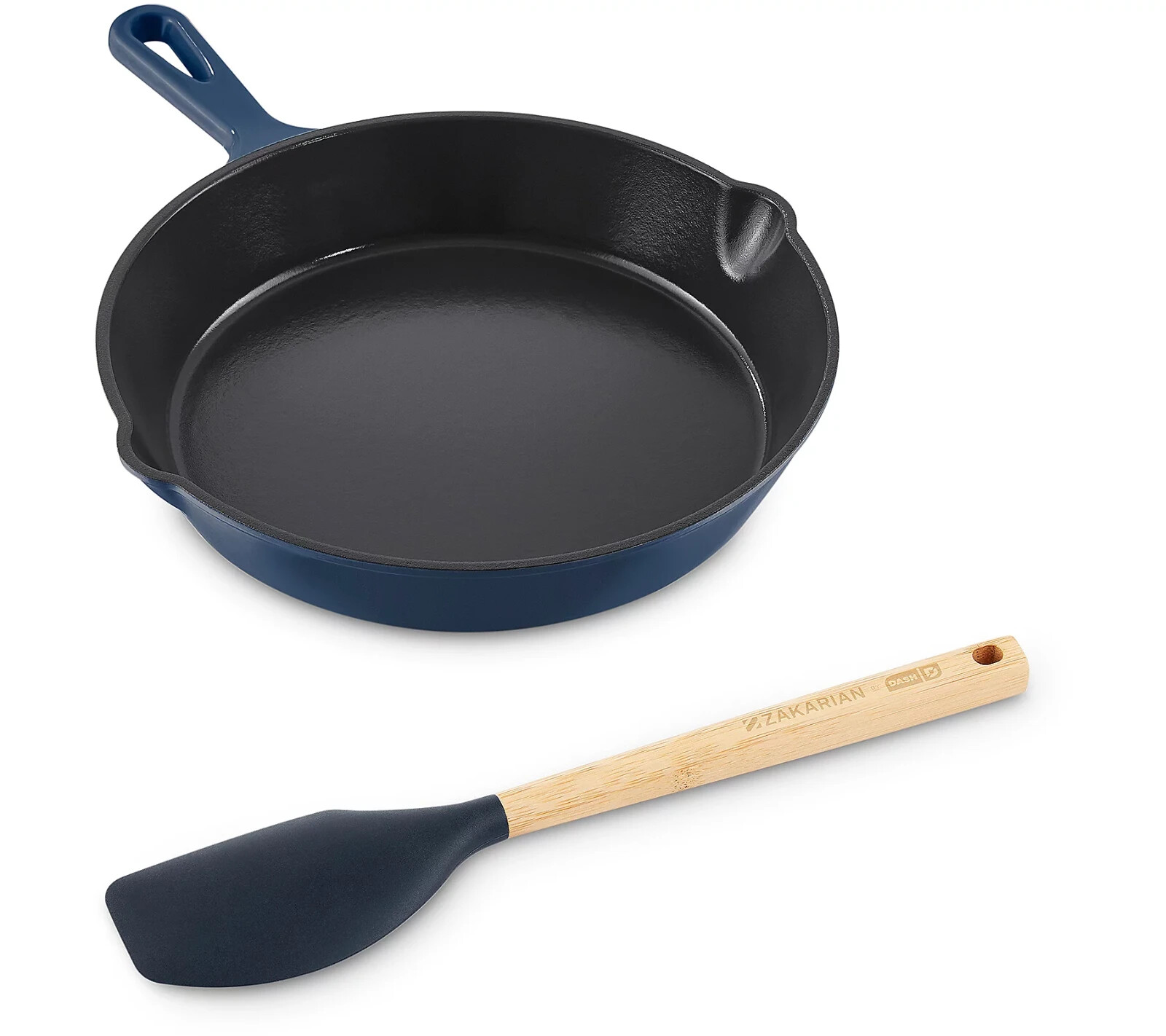 Zakarian by Dash 7.5″ Cast Iron Skillet w/ Tool Zakarian Blue K73015