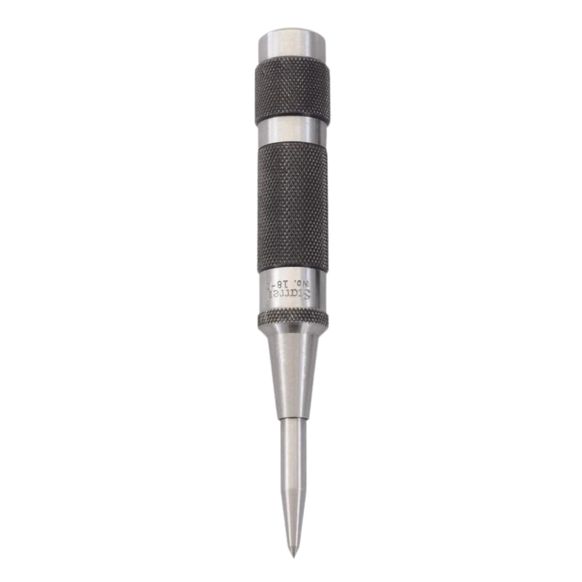 Starrett Steel Automatic Center Punch with Adjustable Stroke – 5-1/4″ Length, 11