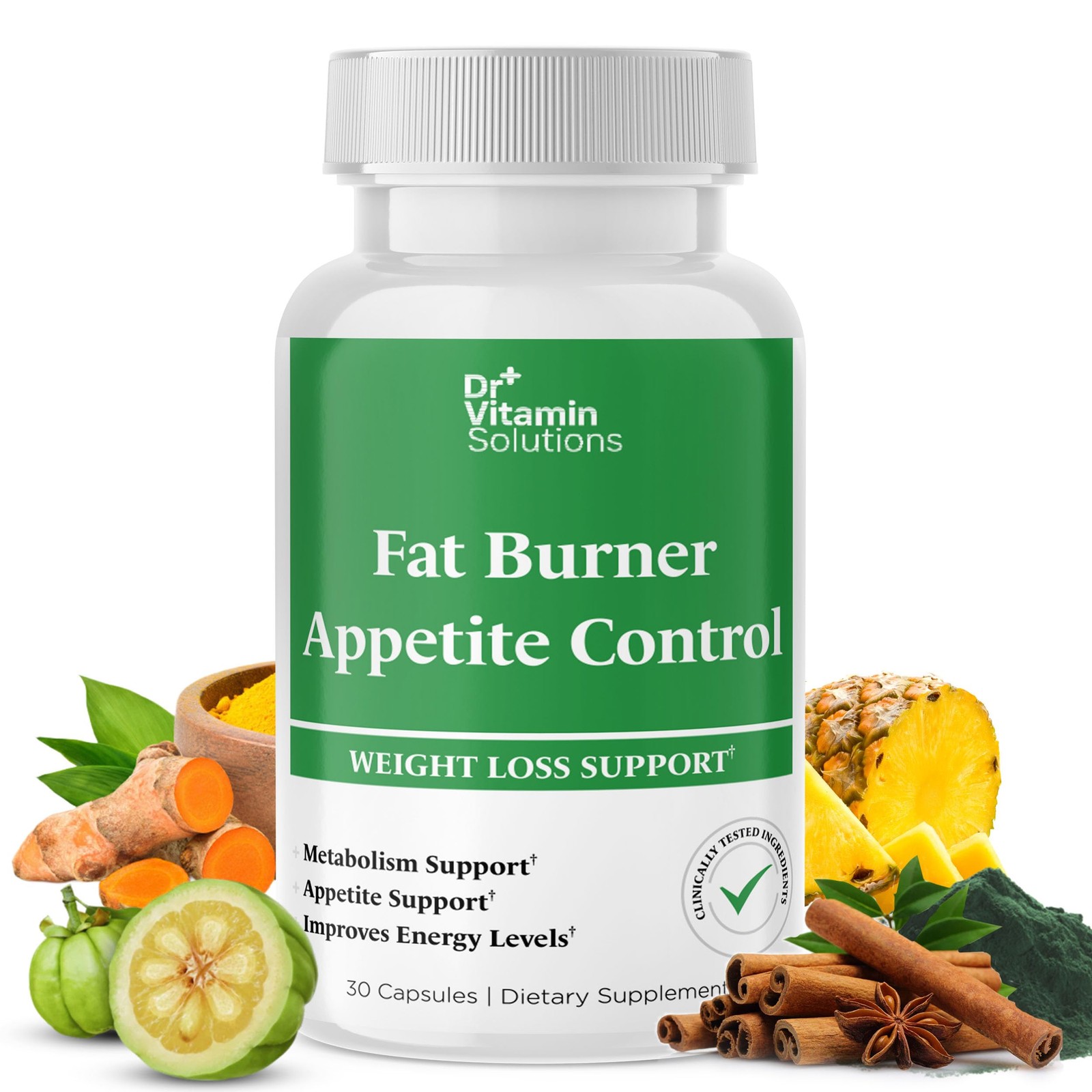 Fat Burner & Appetite Control Weight Loss Supplements for Women & Men – Metab…