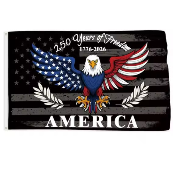 3’X5′ America 1776-2026 US 250th Anniversary Flag 250 Years of Freedom 1-Side