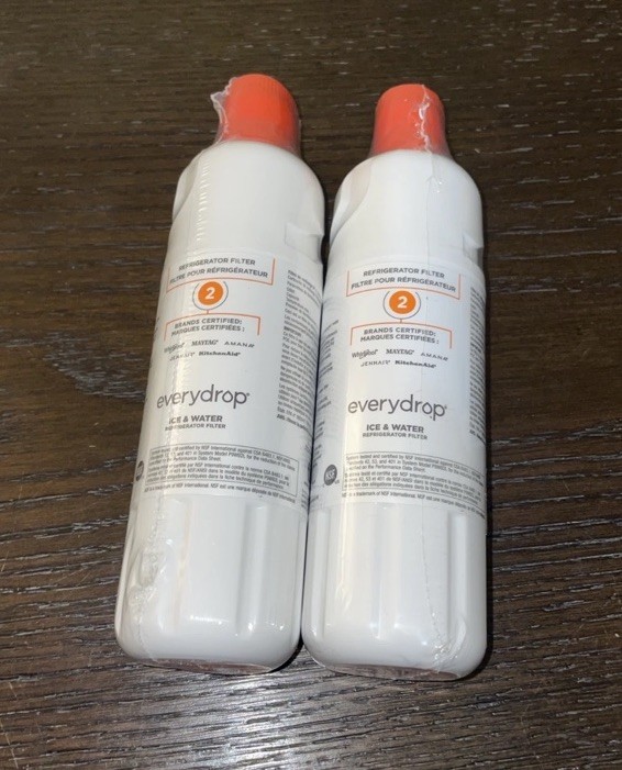 2x NEW SEALED Whirlpool Ice and Water Refrigerator Filter EDR2RXD1 Everydrop 2