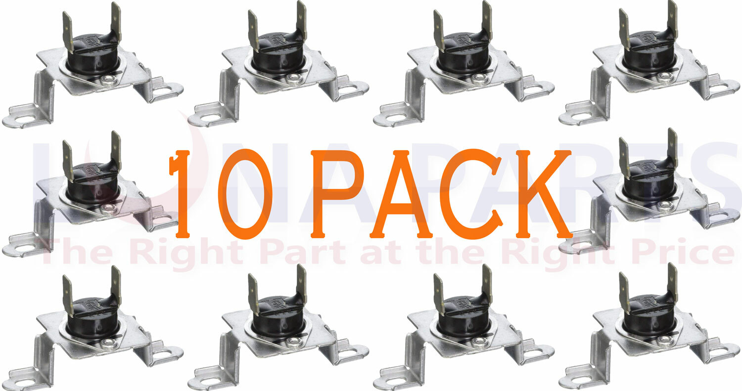 (10 PACK) 6931EL3003D Dryer Thermostat Thermal Fuse for LG new PS3530485 AP44409