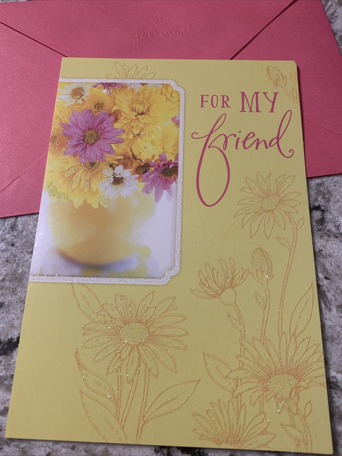 Happy Birthday For My Friend Special Friends 5”x7” Hallmark Greeting Card