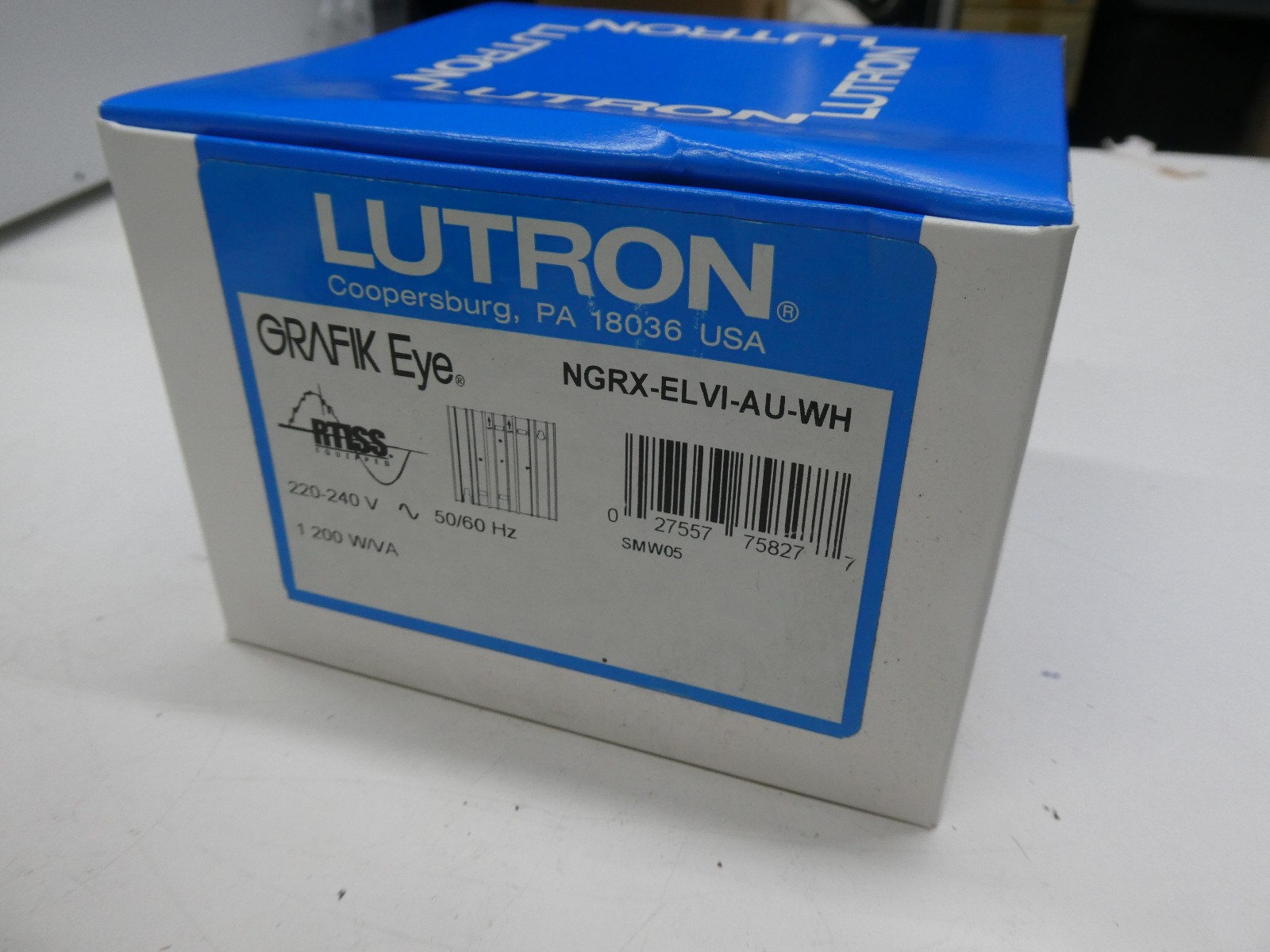 🍀 NEW! Lutron NGRX-ELVI-AU-WH GRAFIK Eye Low Voltage Interface 220/240V
