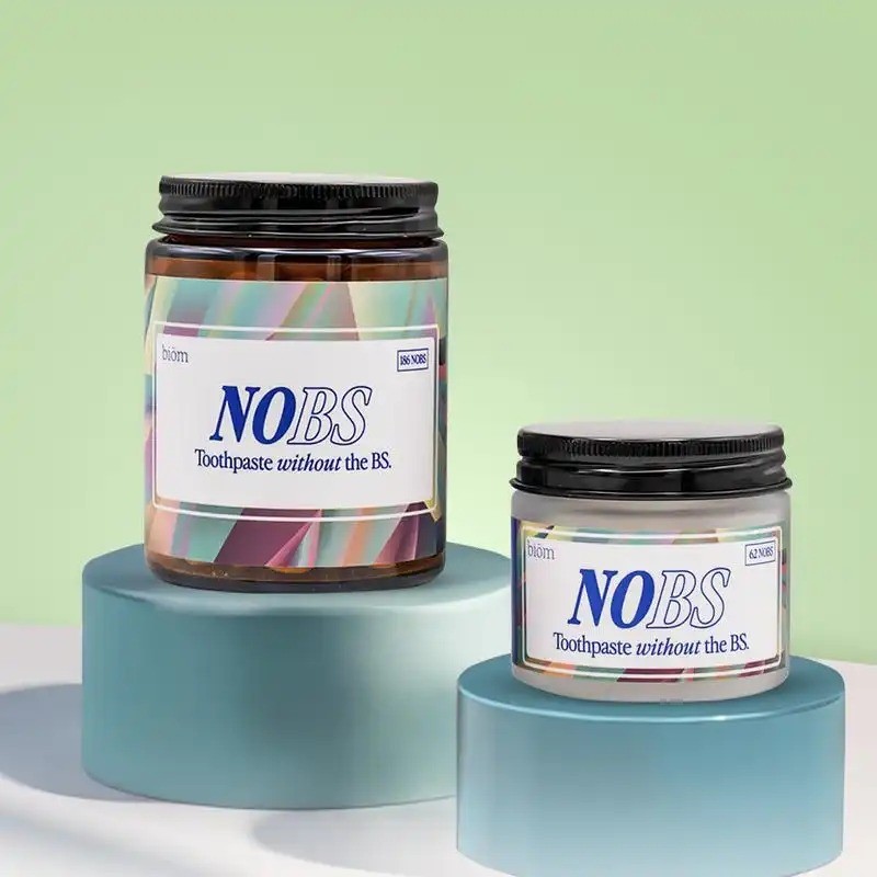 NOBS Toothpaste Tablets – Nano Hydroxyapatite, Fluoride Free, Plastic Free