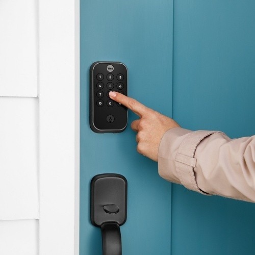 YRD614-ZW2-BSP Pro 2 Keypad with Z-Wave, Black Suede