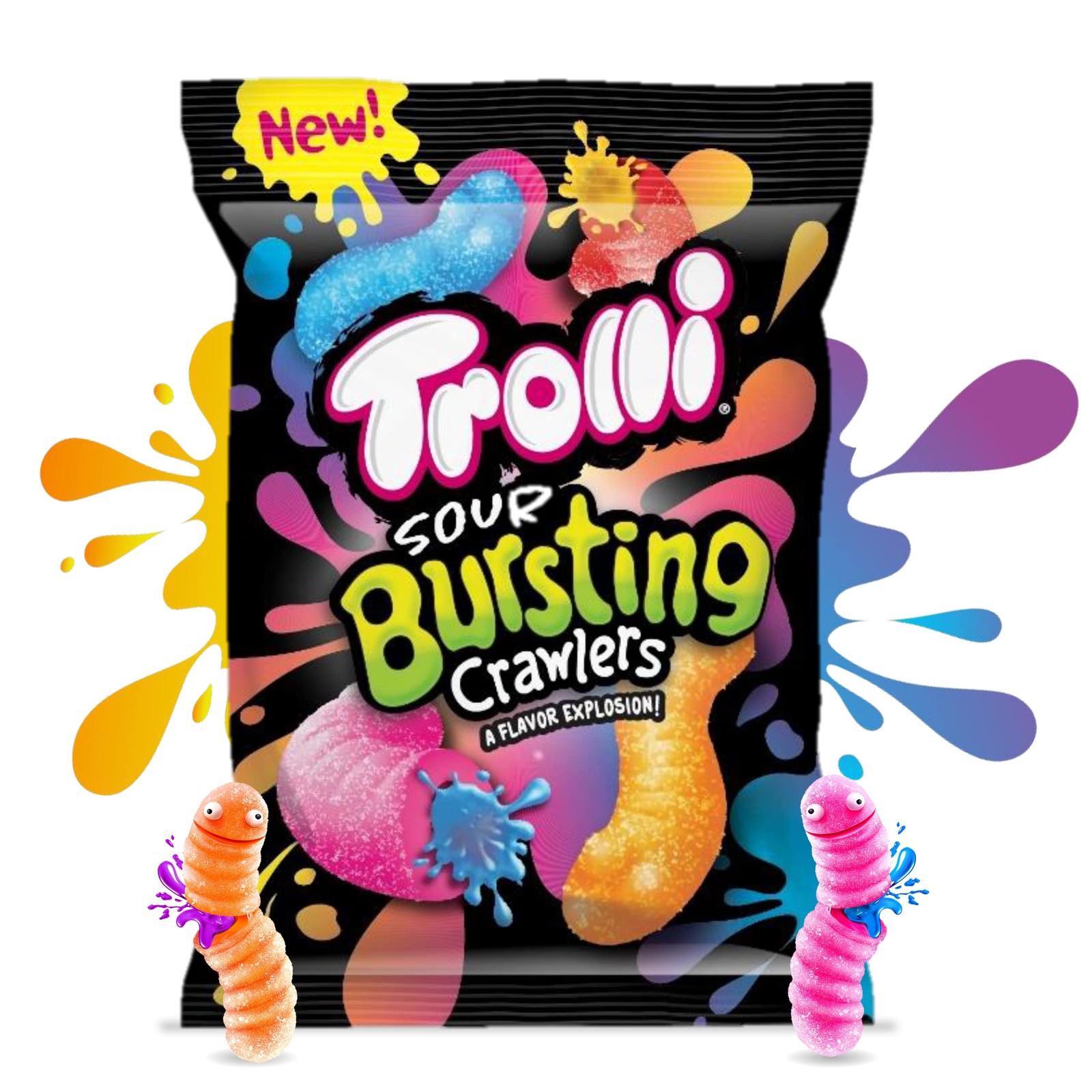 Sour Bursting Crawlers, 4.25 Ounce