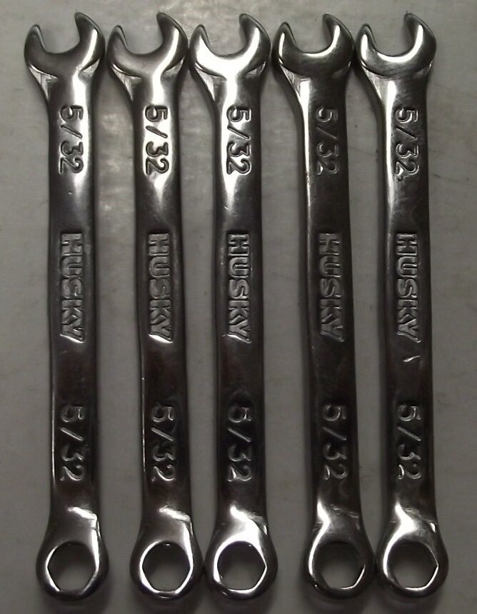 Husky HM623050 5/32″ 6pt Combination Wrench 5pcs.