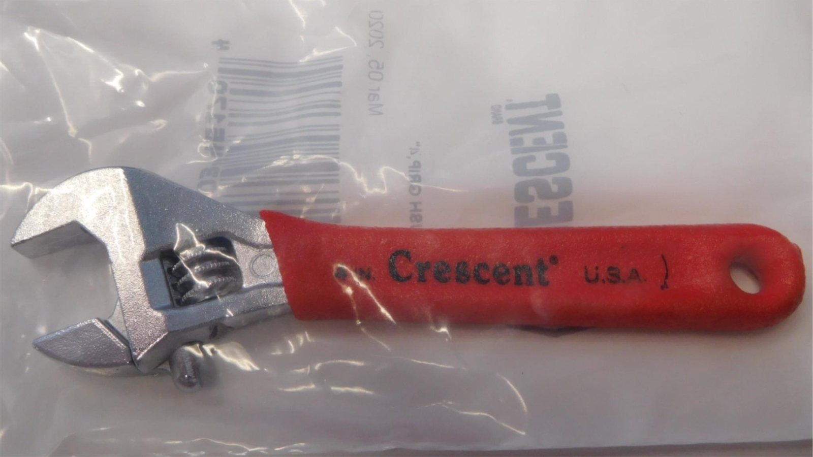 Crescent AC14C 4″ Adjustable Wrench 1/2″ Capacity Cushion Grip USA