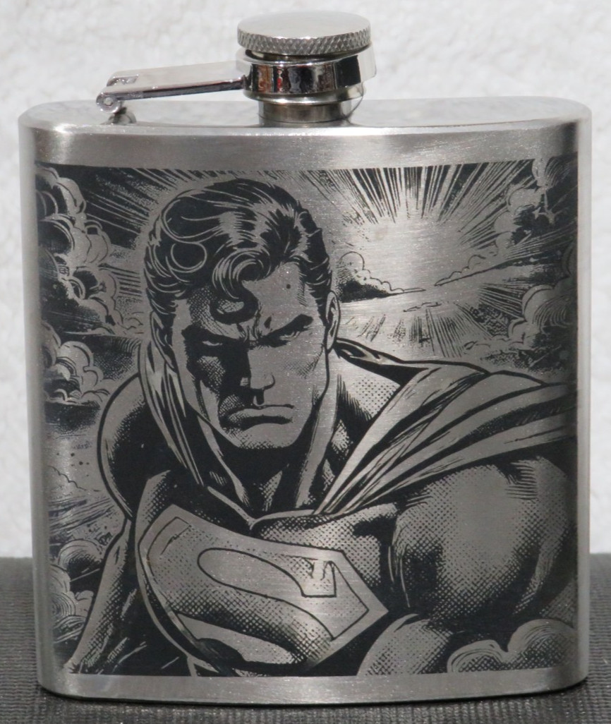 Laser Engraved Stainless Steel Flask – SM3