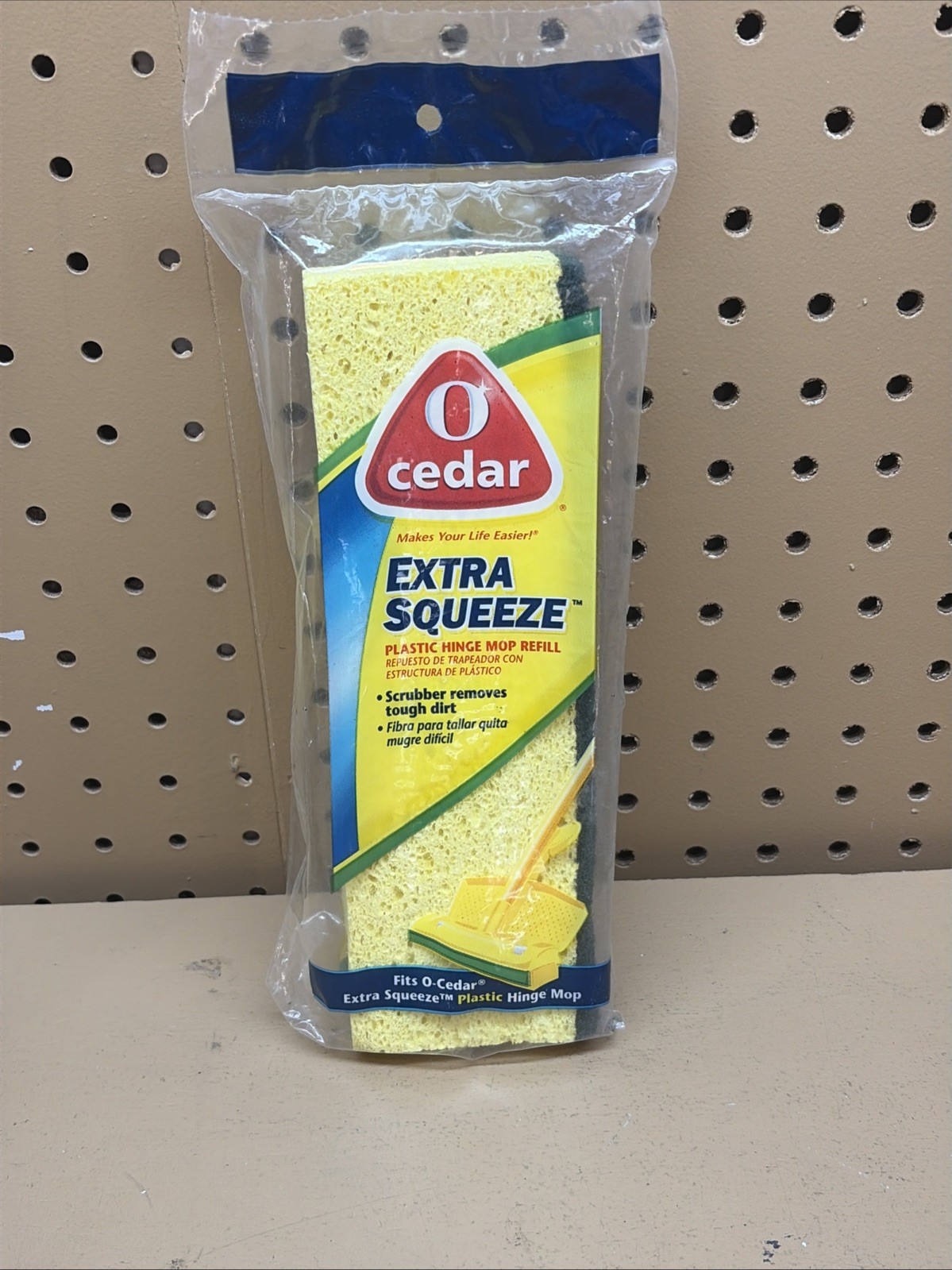 O Cedar Extra Squeeze Plastic Hinge Mop Refill NOS 4009705 Replacement Head