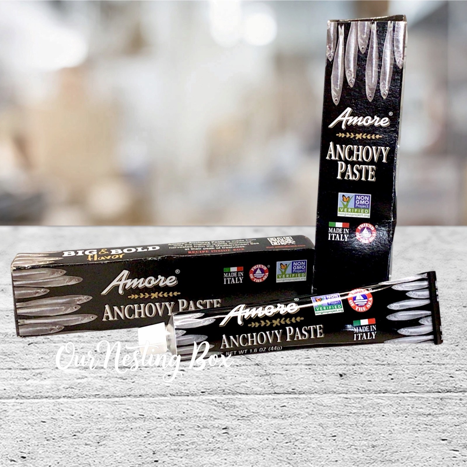 2 Amore Anchovy Paste, 1.6 Ounce Each Product of Italy 2 Pack