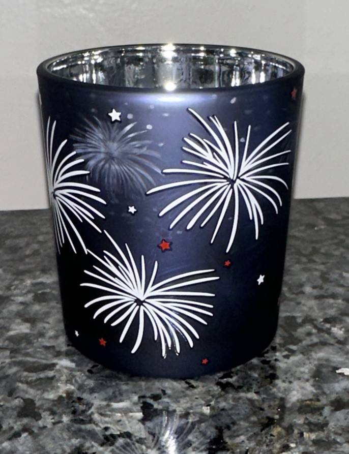 Yankee Candle Set Votive Fireworks & Stars HAPPY BIRTHDAY American 250th New