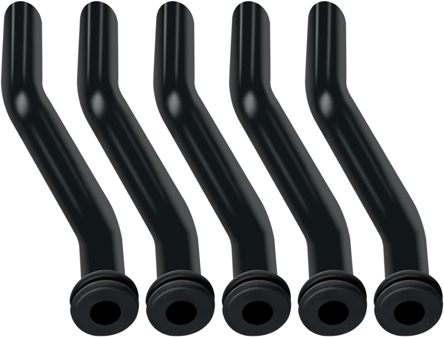 5Pcs Vacuum Hoses 596163 593998, 797408 3 Inch, Black for B & S