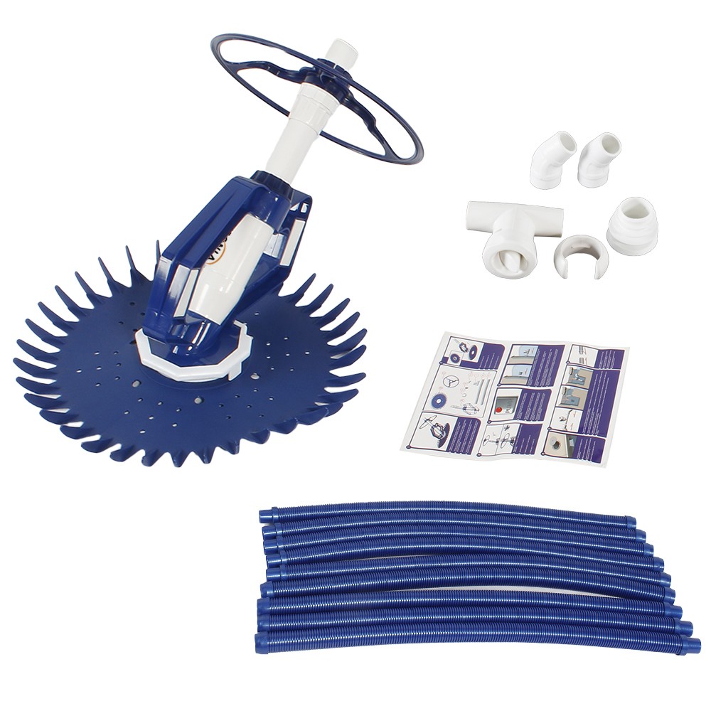 Automatic Swimming Pool Vacuum Cleaner Inground Above Ground, Hose Set Outdoor