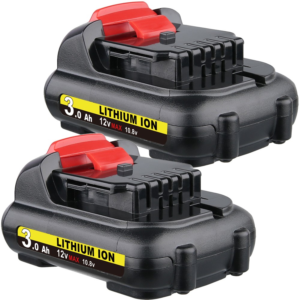 2Pack 12v 3.0Ah 12 Volt XR Max Lithium Battery For Dewalt DCB127-2 DCB120 DCB121