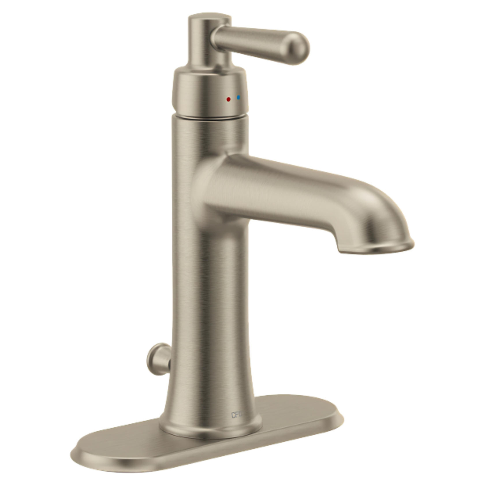 MOEN Cleveland 56910BN Ember One Handle Low-arc Bathroom Faucet in Brushed