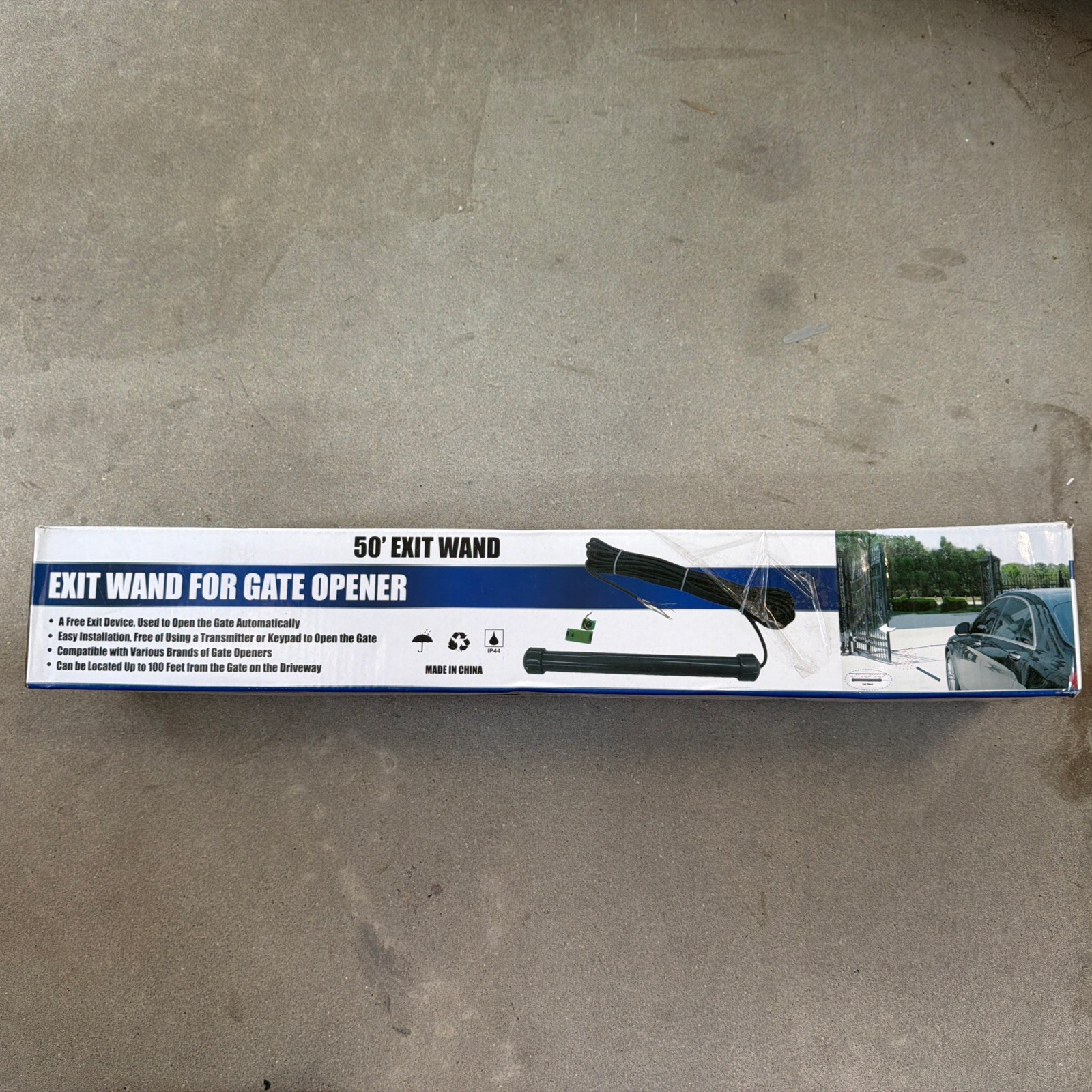Aleko 50′ Exit Wand Easy Installation for Gate Opener with Cable