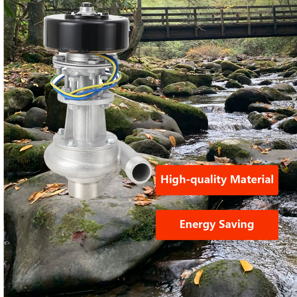 1000W Water Turbine Generator Hydroelectric Generator Outdoor Water Wheel