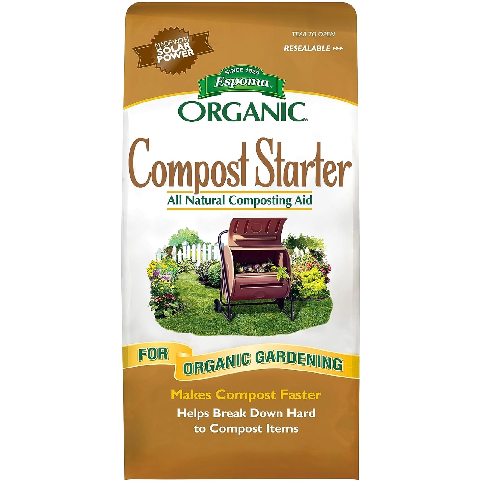 Espoma Organic Compost Starter, All Natural Composting Aid, 4 lb Bag