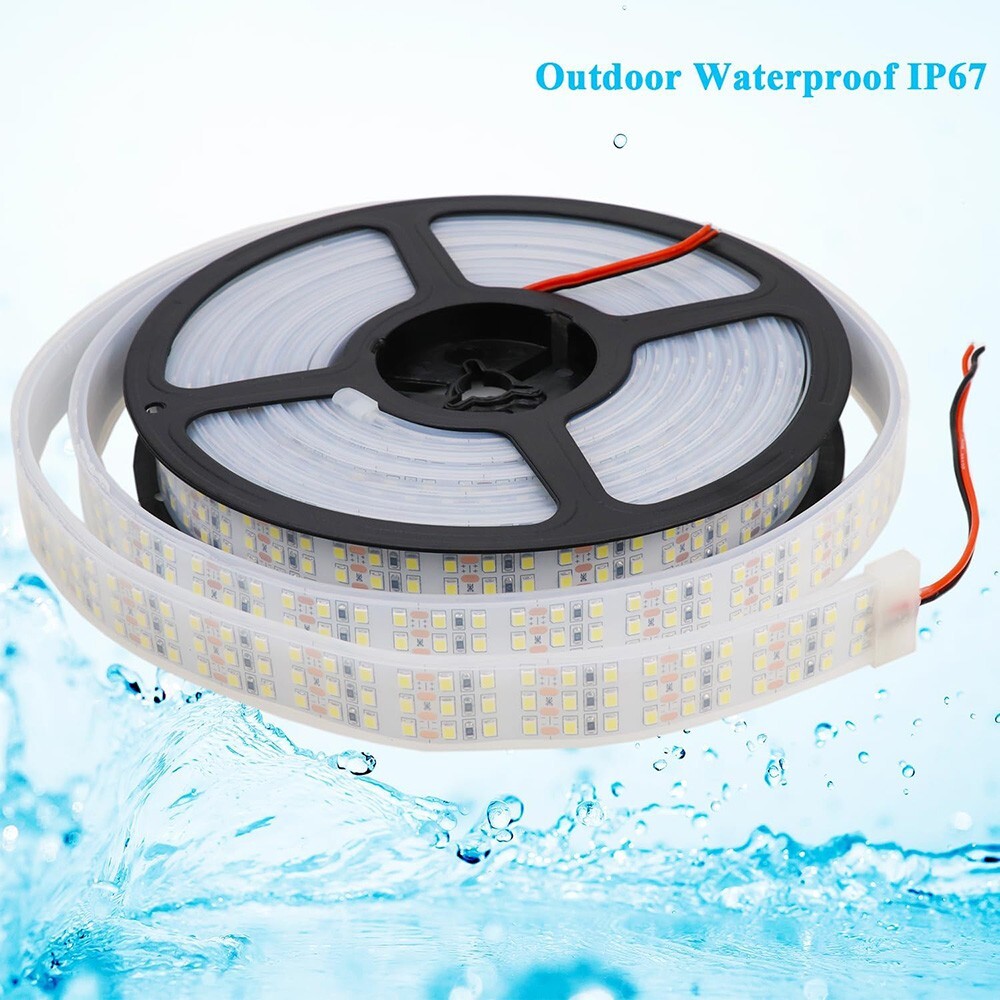 High Brightness SMD2835 Three Row 360Leds/m 12V 24V Waterproof Flexible Led Tape